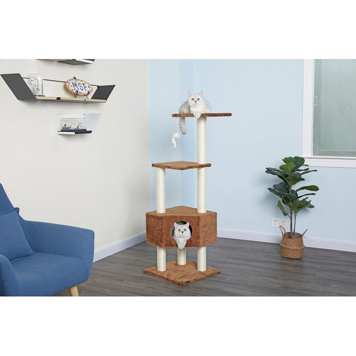 Go Pet Club 51" Cat Tree & Reviews Wayfair